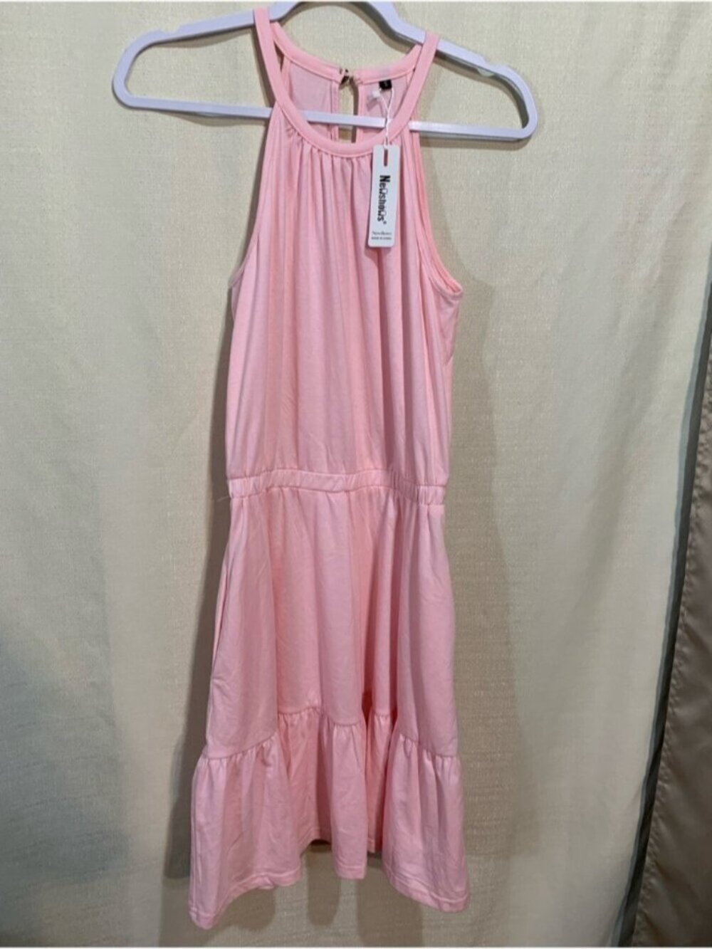 Sleeveless Pink Tiered Girls' Dress by Next a2/62